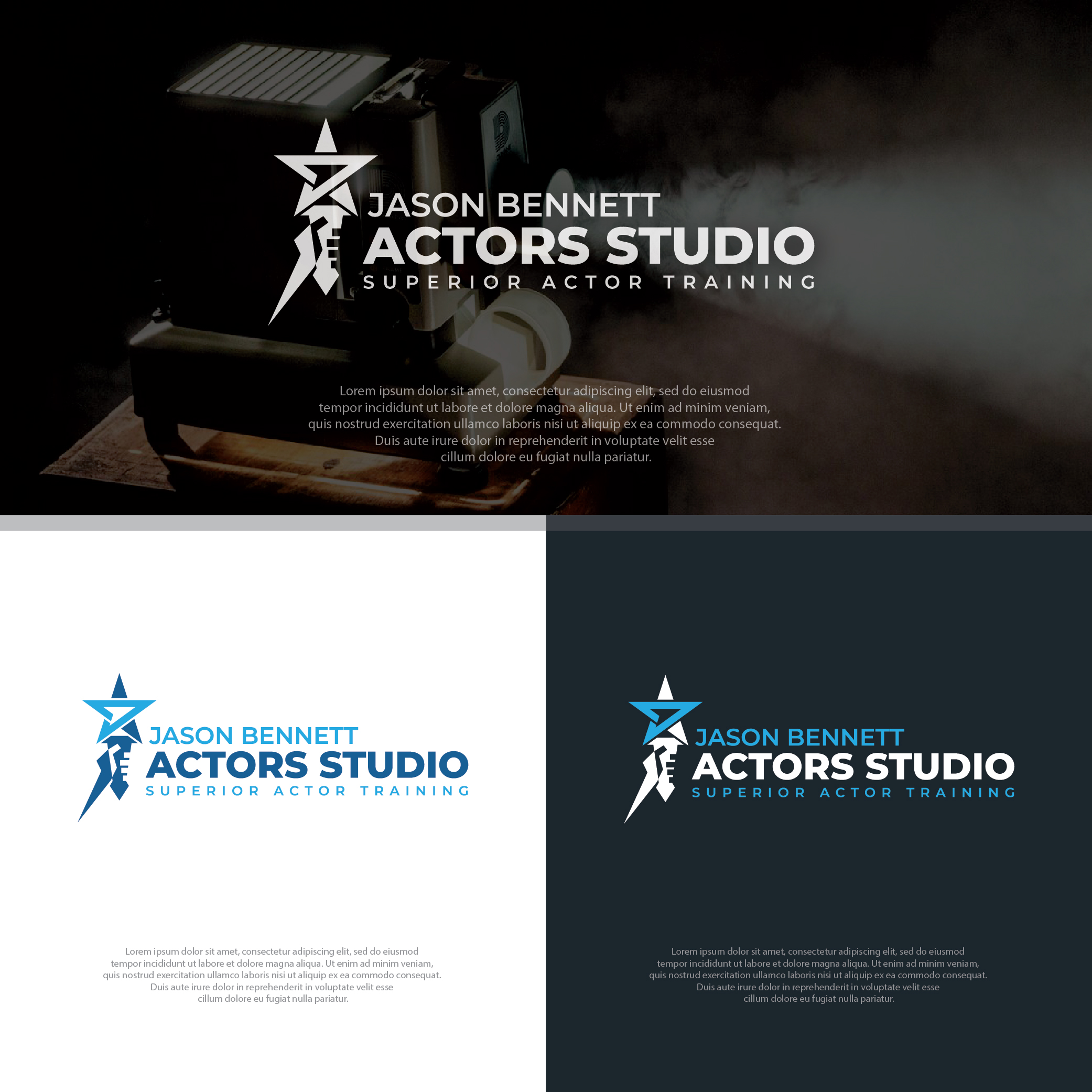 Logo Design by RPN.Kusuma for Jason Bennett Actors Studio | Design #28756223