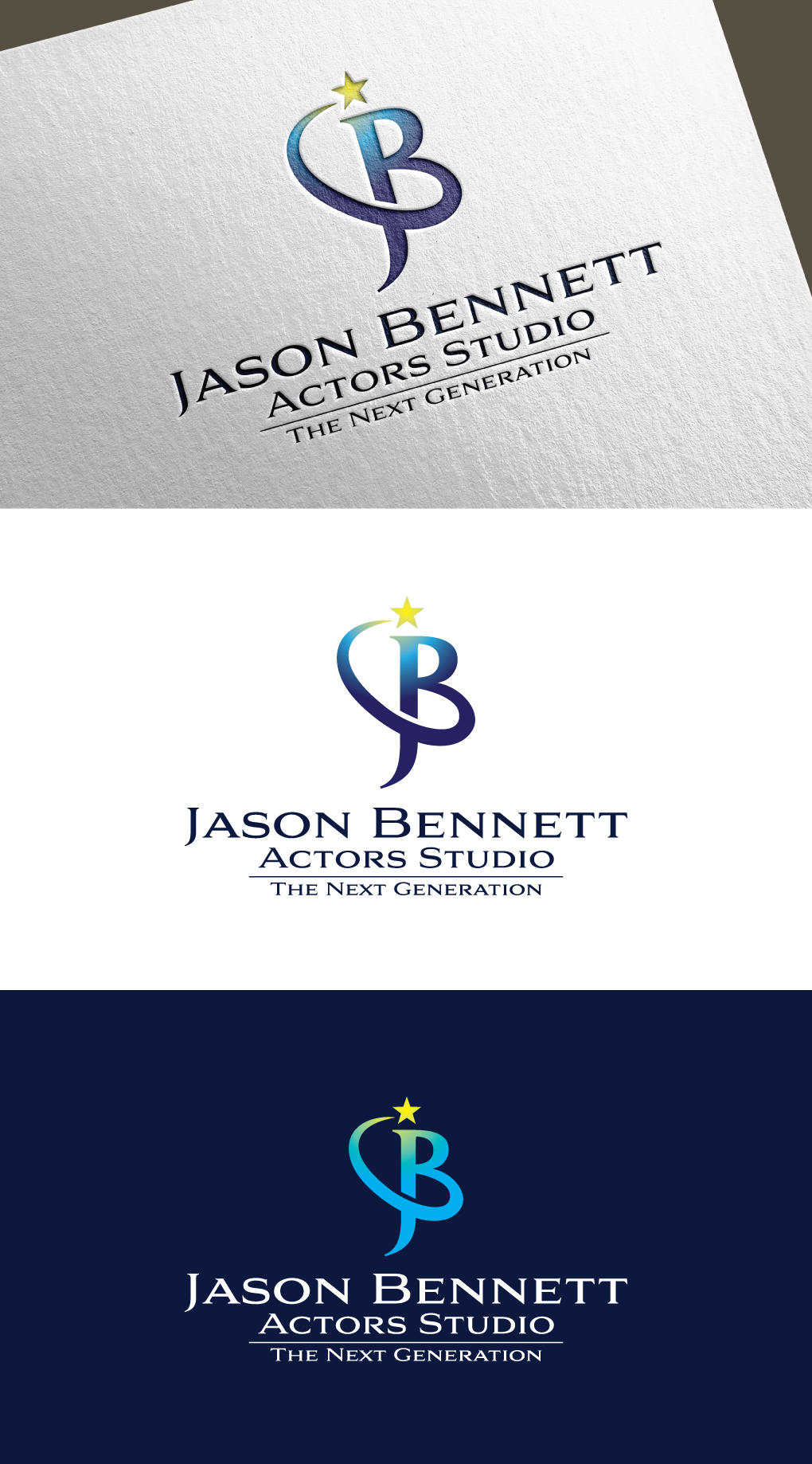 Logo Design by raigraphics for Jason Bennett Actors Studio | Design #28724288