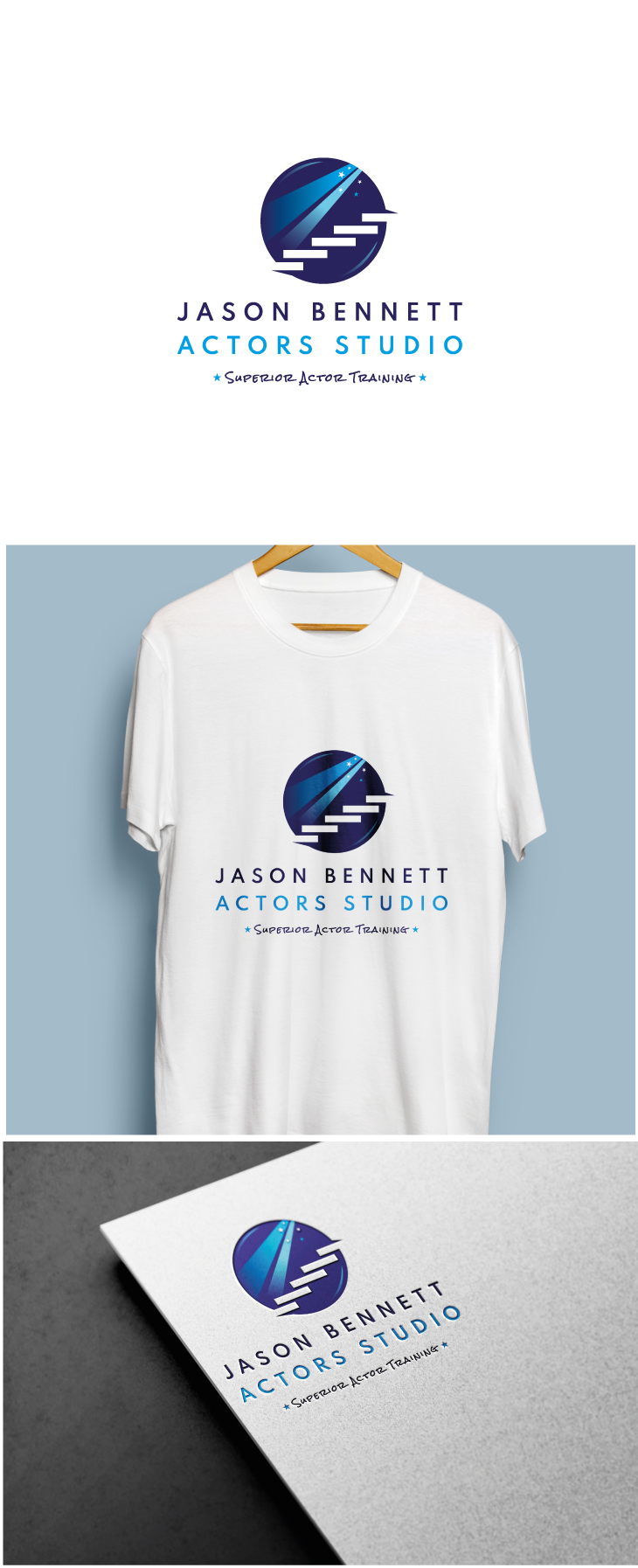 Logo Design by AbhishekkM'24 for Jason Bennett Actors Studio | Design #28814239
