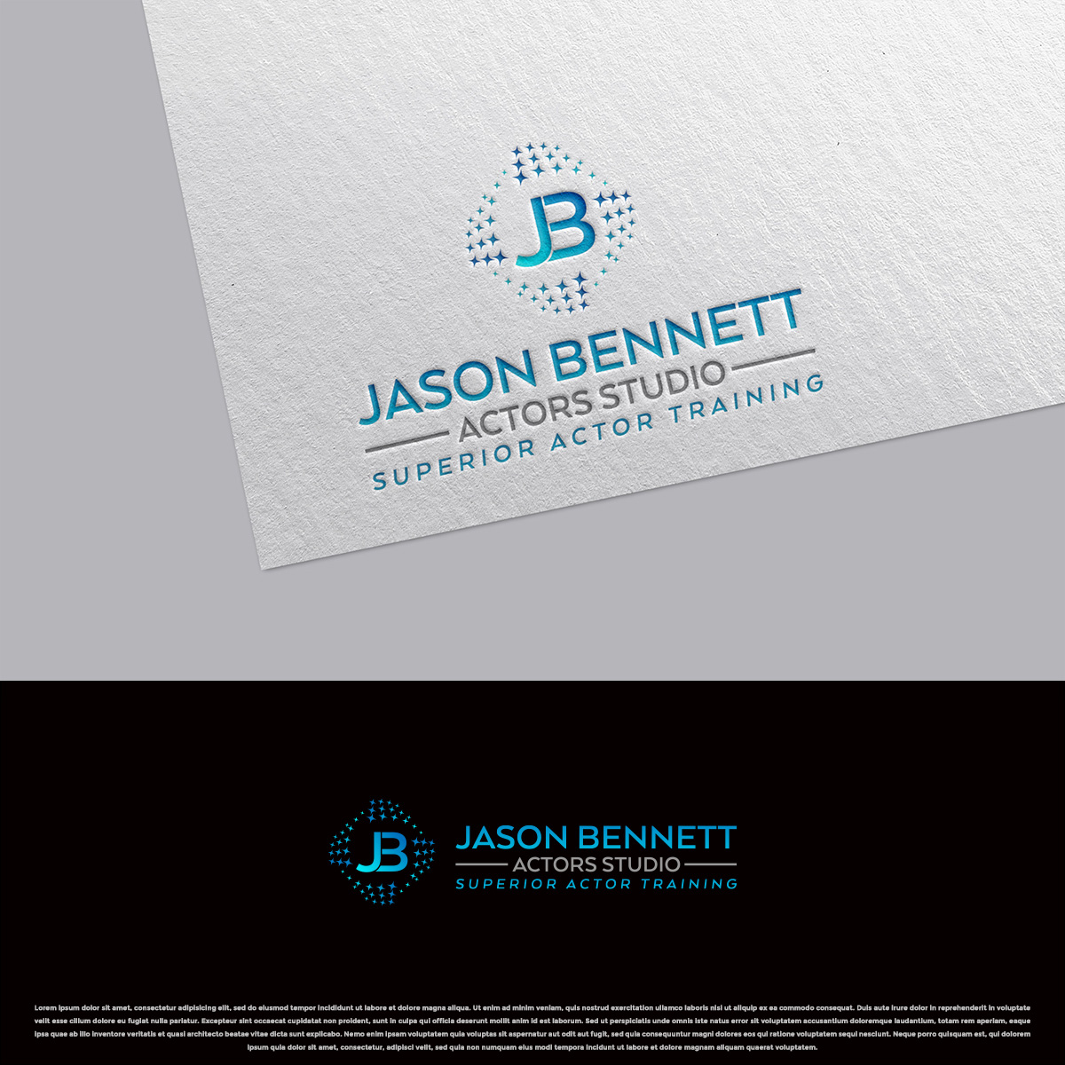 Logo Design by DesignDUO for Jason Bennett Actors Studio | Design #28753066