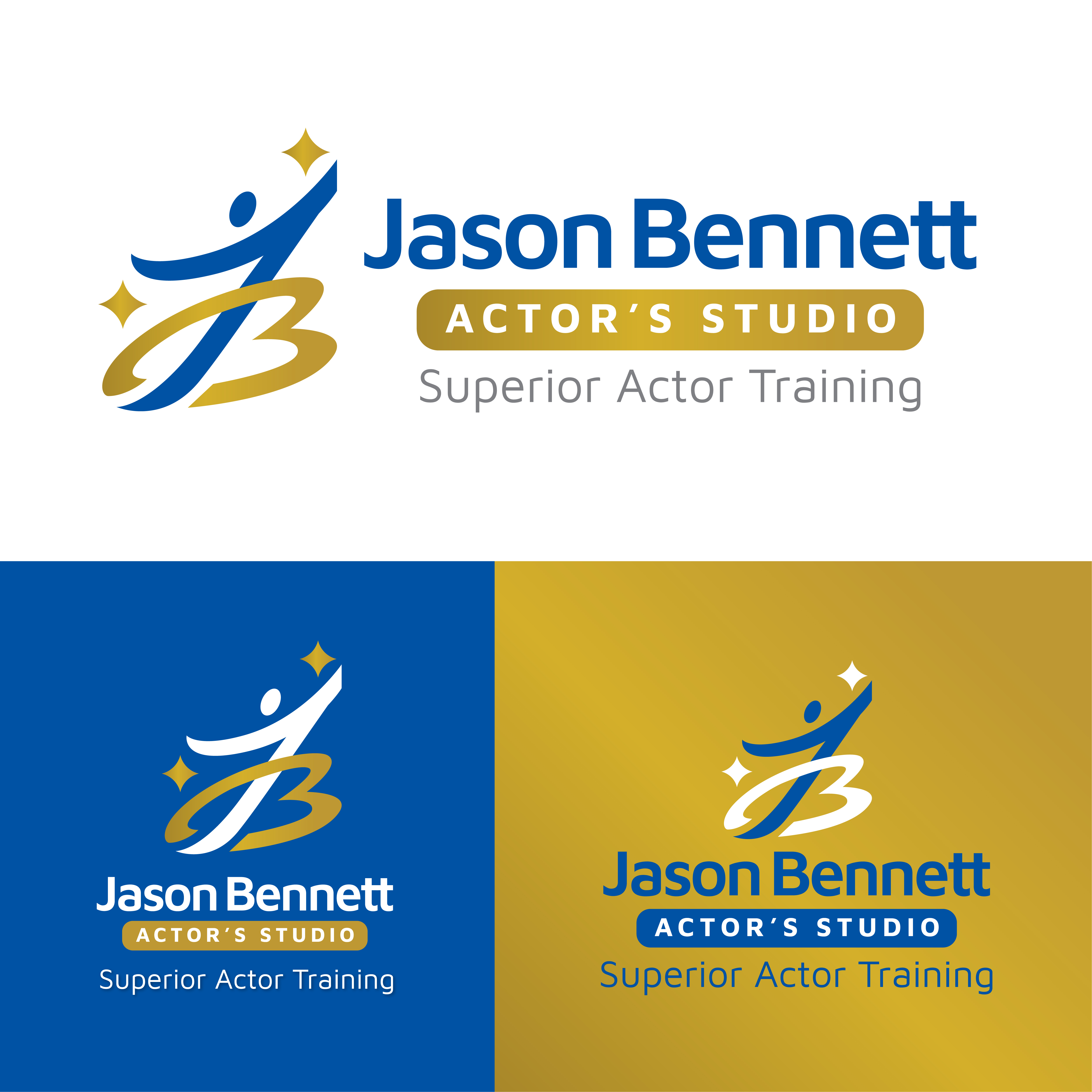 Logo-Design von elbisnopser für Jason Bennett Actors Studio | Design #28767358