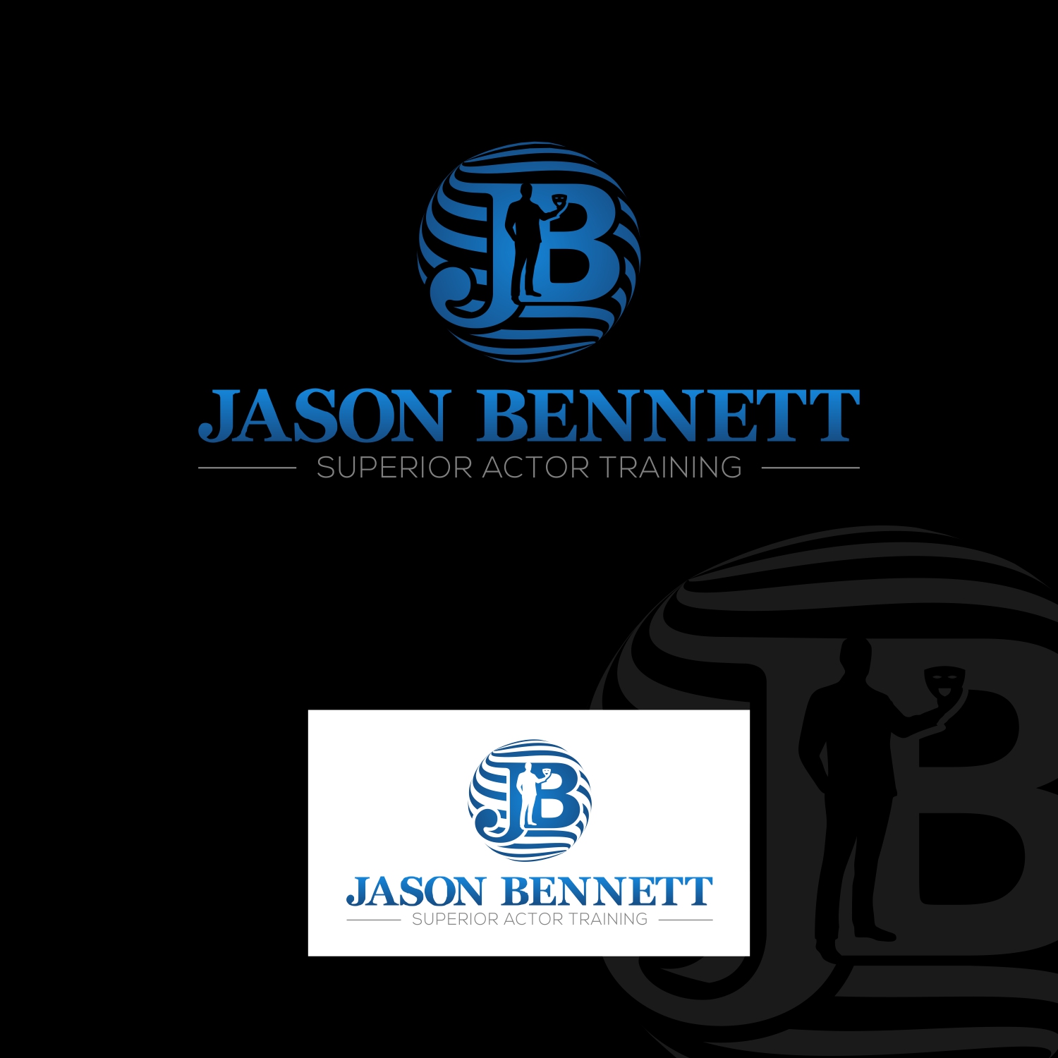 Logo Design by naldz for Jason Bennett Actors Studio | Design #28764569