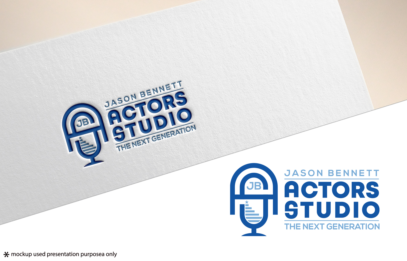 Logo Design by Rubia@ for Jason Bennett Actors Studio | Design #28716217