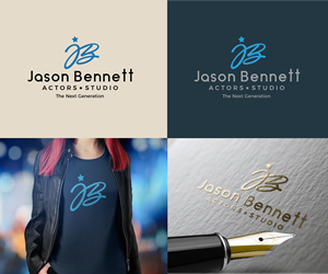 Logo Design by dennisdesigns for Jason Bennett Actors Studio | Design: #28707677