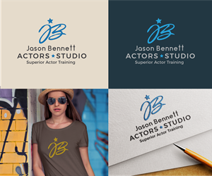 Logo Design by dennisdesigns for Jason Bennett Actors Studio | Design: #28762557