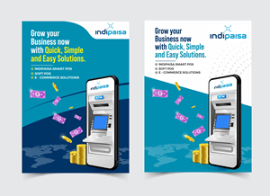 updating a virtual bank "pop-up" branch banner | Diseño Gráfico por SAMPA DUARI