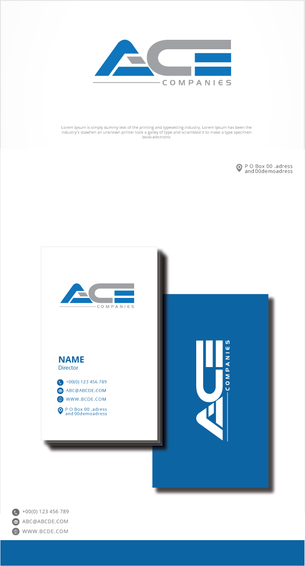 Logo Design by graphicevolution for A.C.E. Companies | Design #28710215