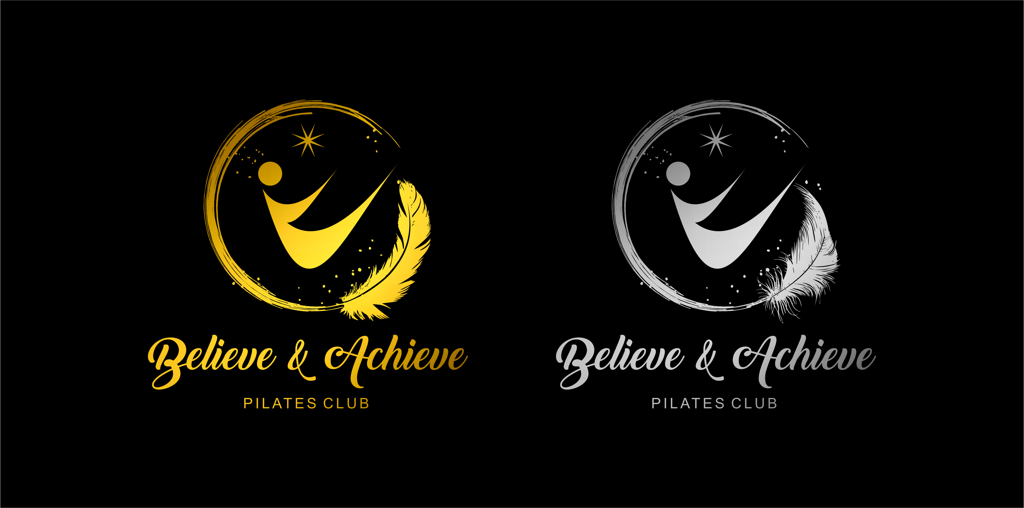 Diseño de Logo por pa2pat para Believe and Achieve Pilates Club  | Diseño #28716482