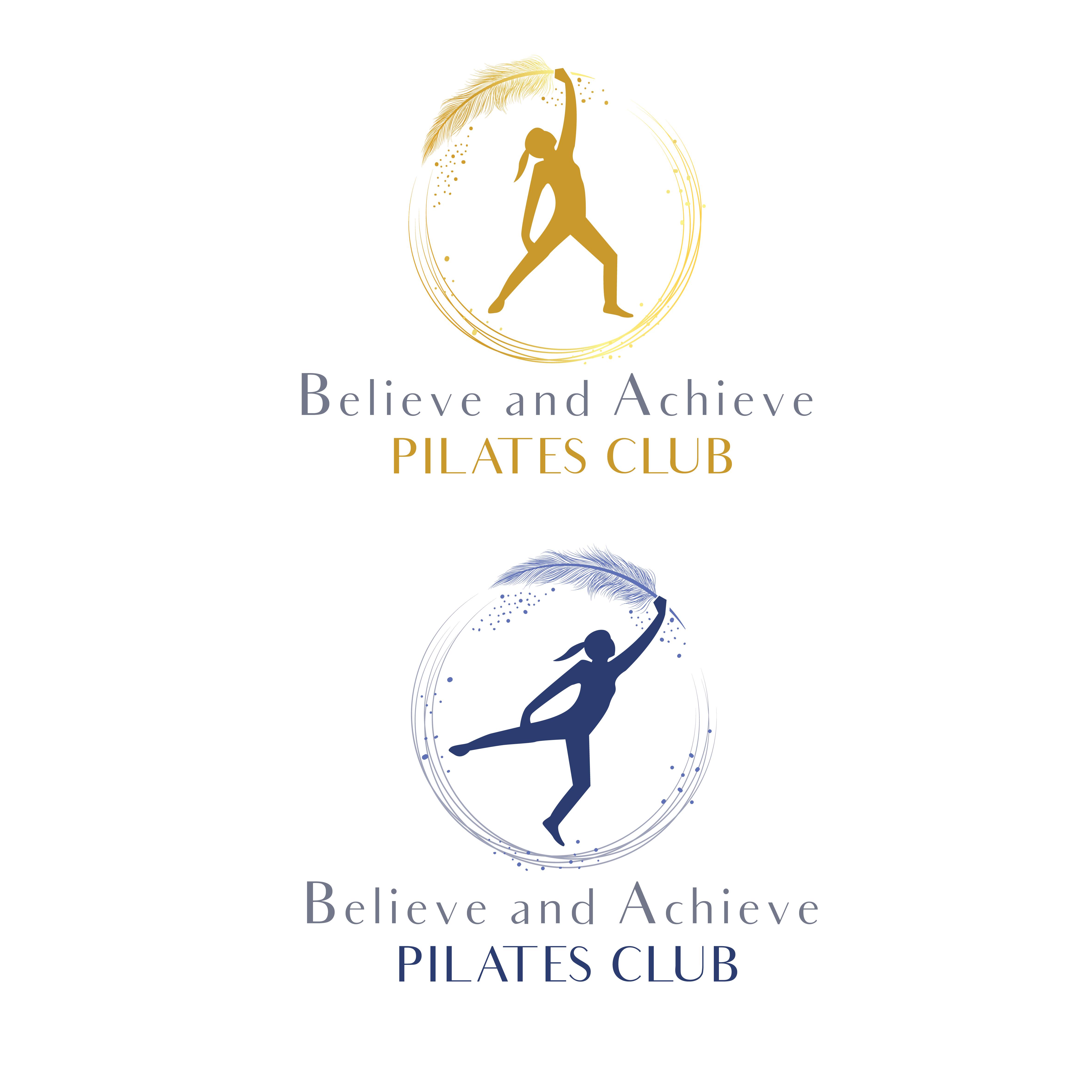 Logo Design by dskyvbc for Believe and Achieve Pilates Club  | Design #28708299