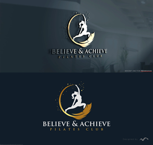 Logo Design by Mono.co for Believe and Achieve Pilates Club  | Design #28716852