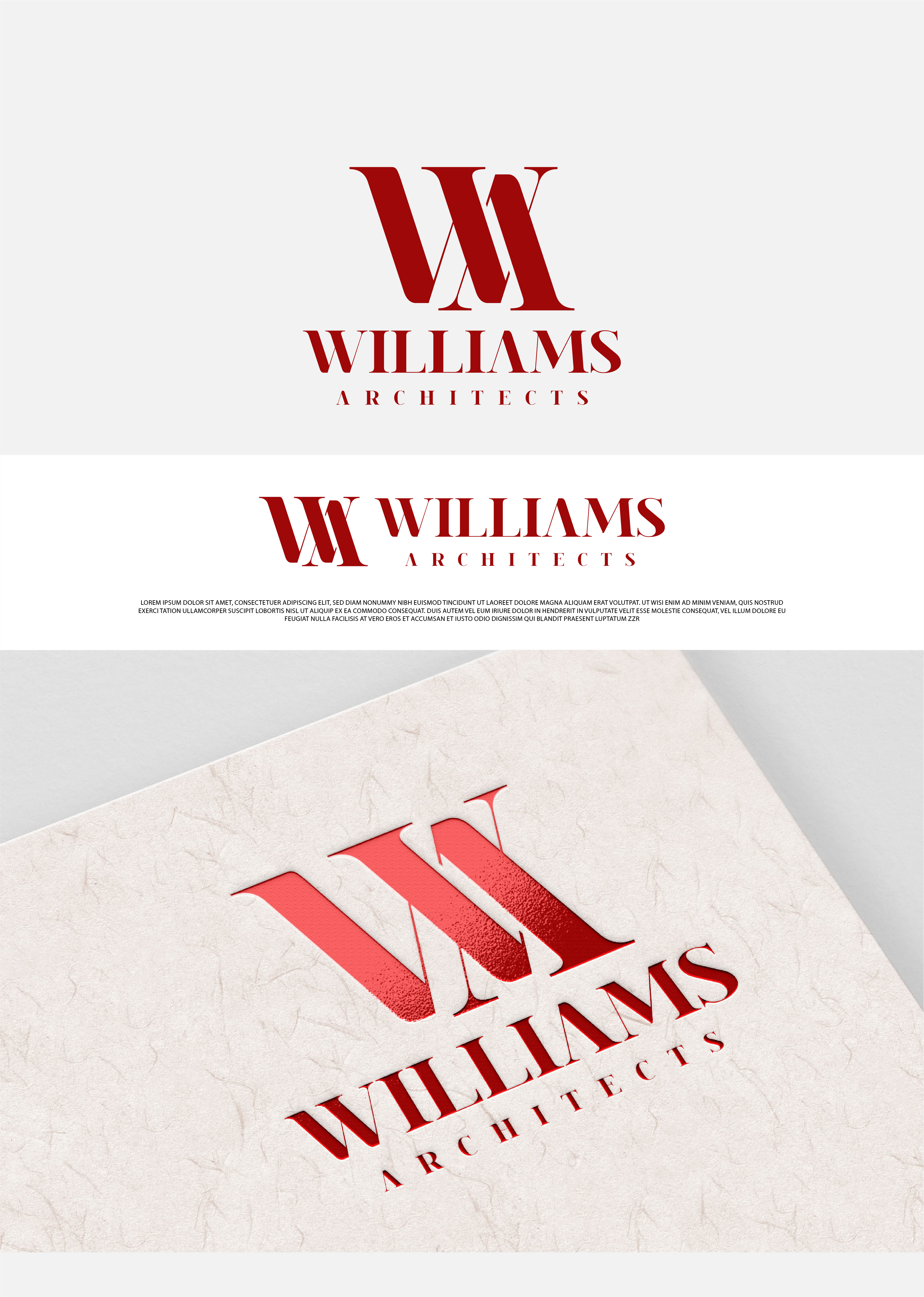 Logo-Design von Fezy Design Studio für Williams Architects | Design #28715745