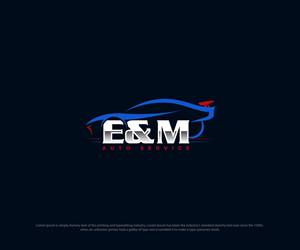 E&M Auto Service | Logo Design by ecorokerz