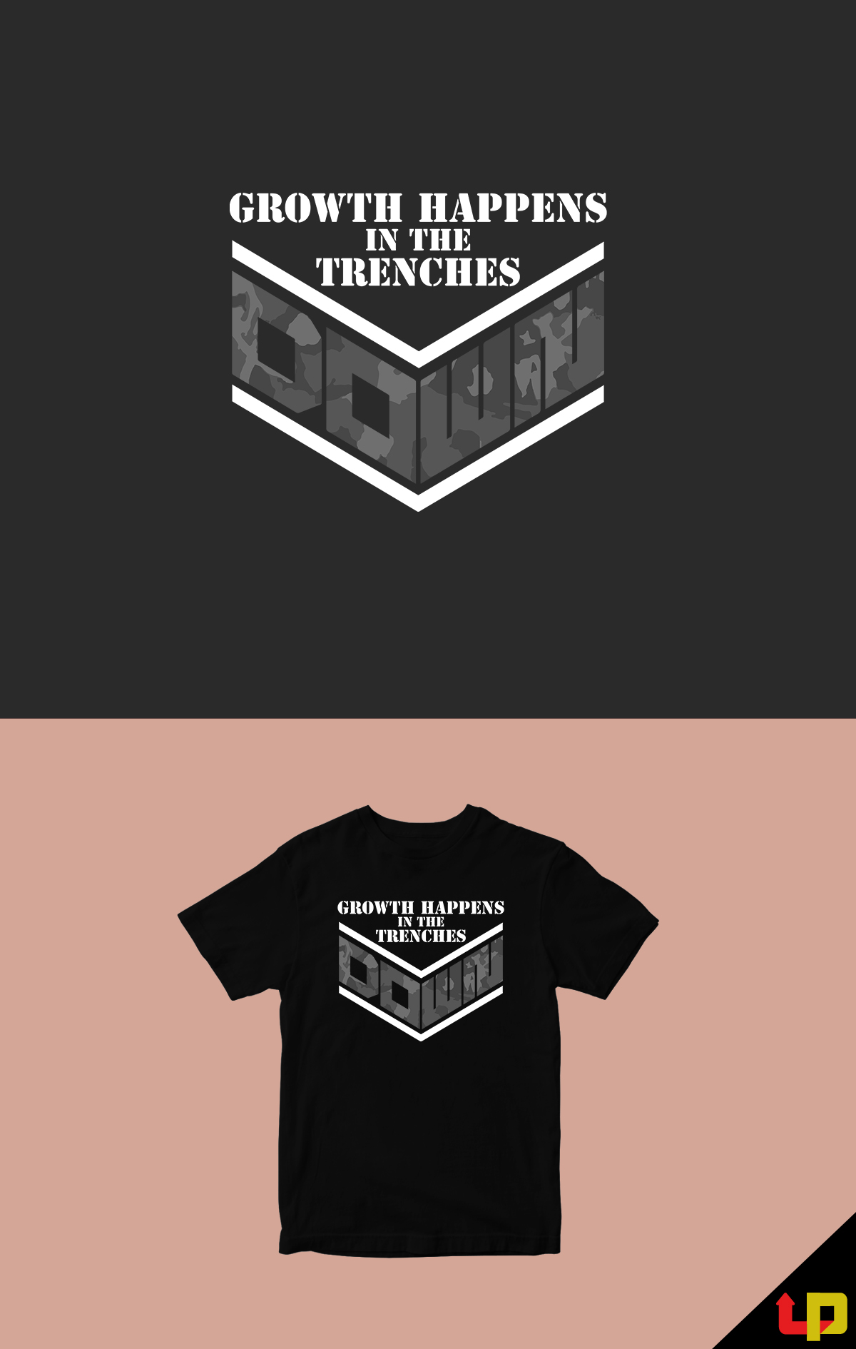 T-shirt Design by Uprinteez for DOWN APPAREL | Design #28743193