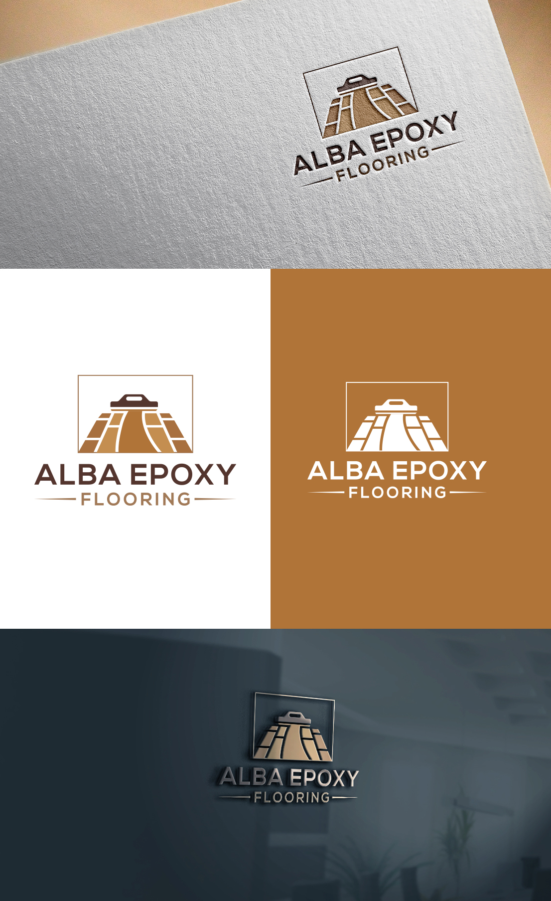 Logo Design by Sayma Fashion for Alba Epoxy Flooring  | Design #28716818