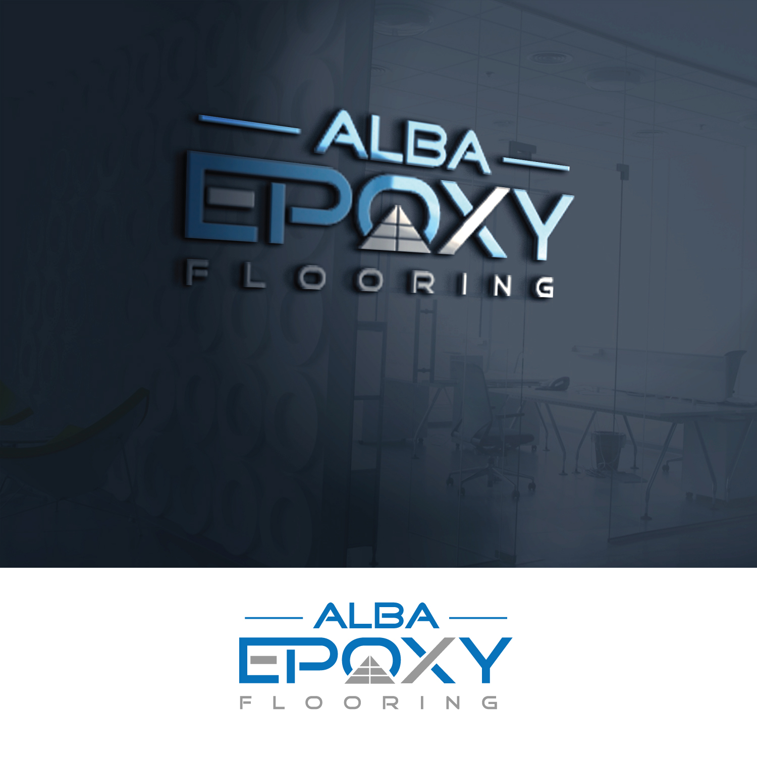 Diseño de Logo por GODDREAMCREATION para Alba Epoxy Flooring  | Diseño #28711536