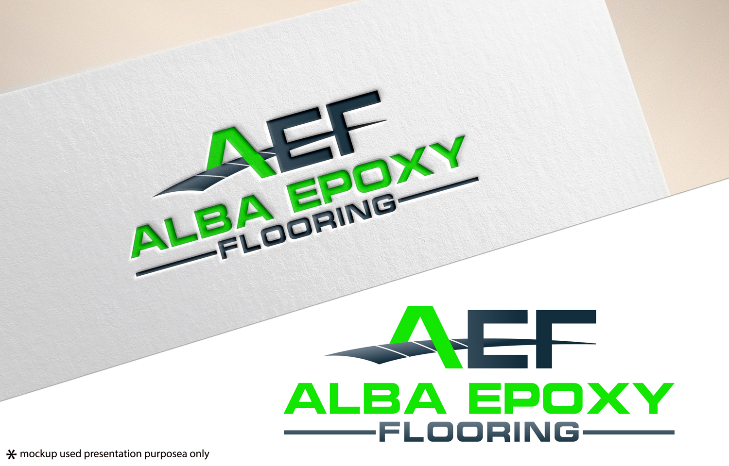 Logo Design by Rubia@ for Alba Epoxy Flooring  | Design #28714643