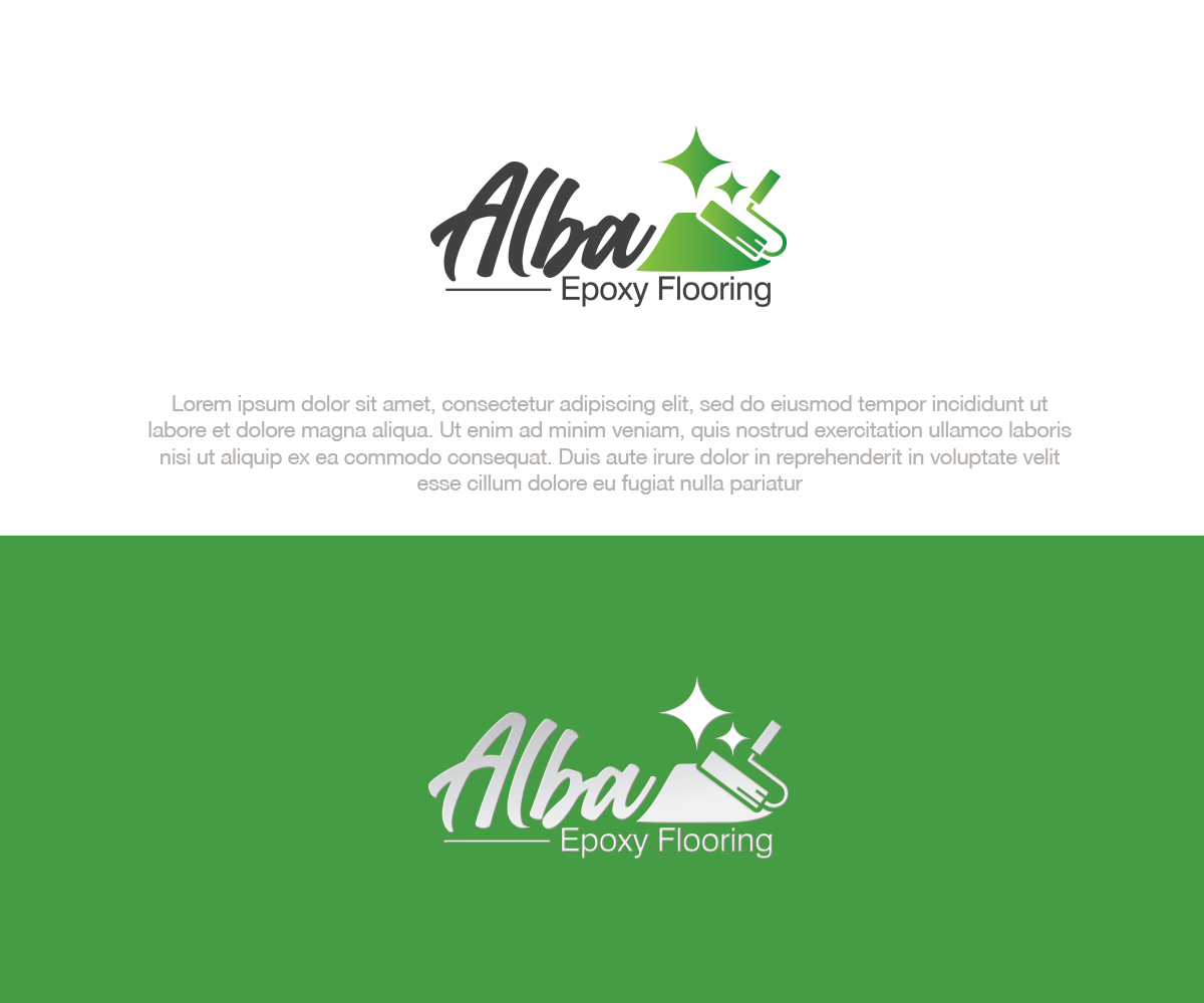 Diseño de Logo por CODEINK para Alba Epoxy Flooring  | Diseño #28711511