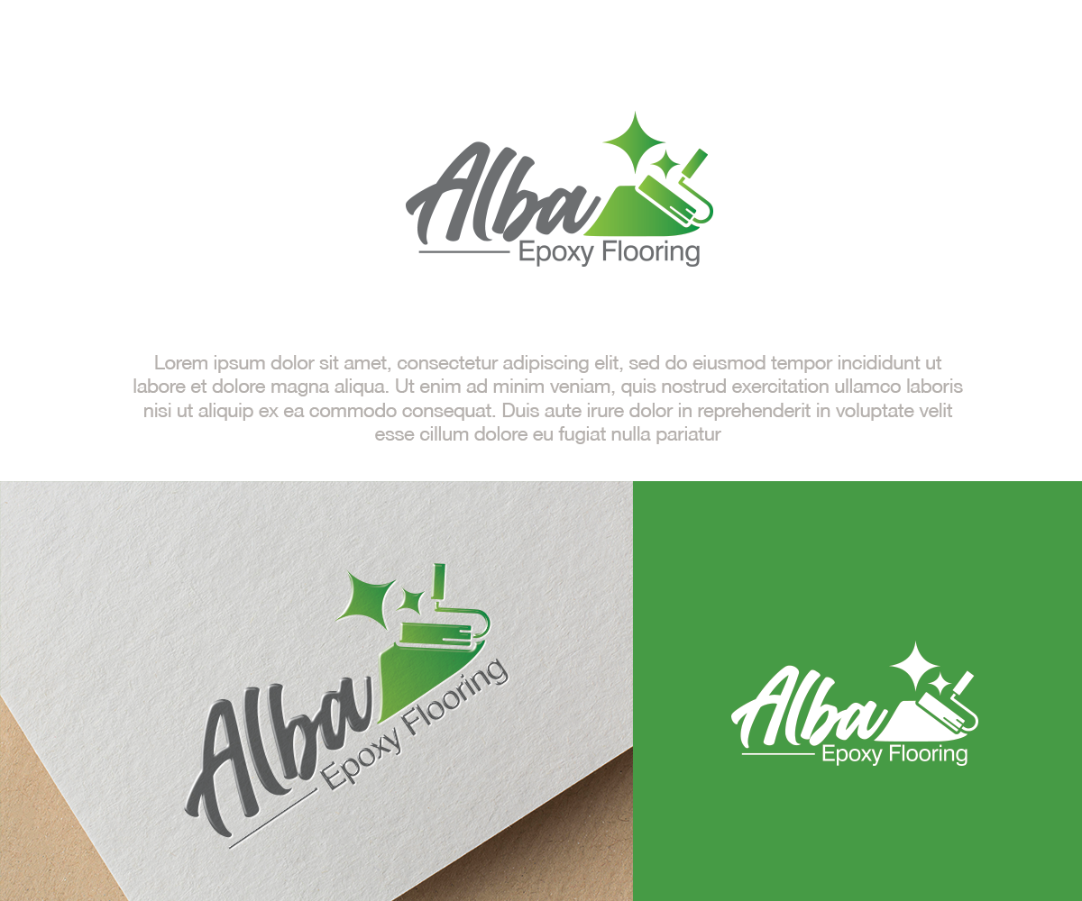 Logo-Design von CODEINK für Alba Epoxy Flooring  | Design #28711568
