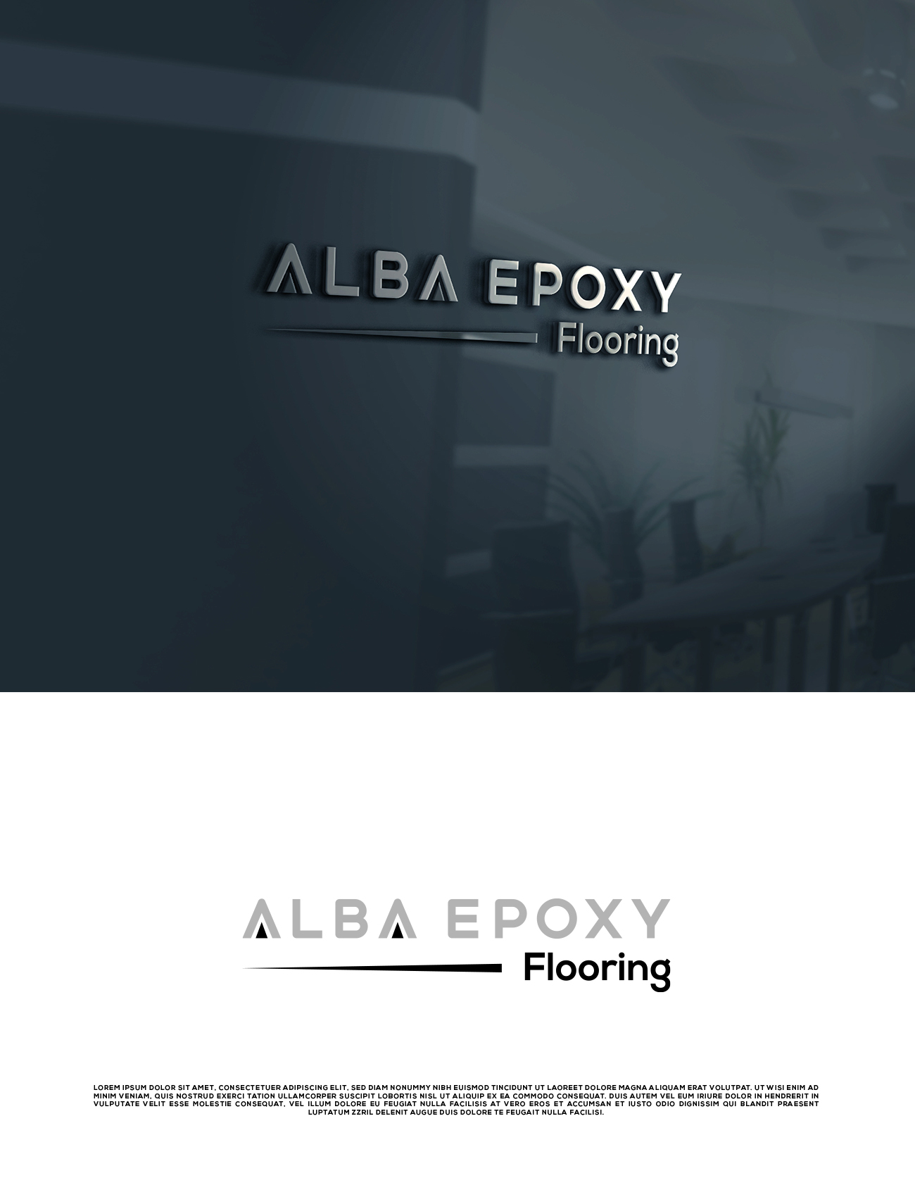 Logo Design by Amelia 25 for Alba Epoxy Flooring  | Design #28715189