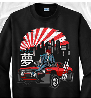 Automotive/ skate hoodie  | Diseño de Camiseta por Yakuza20