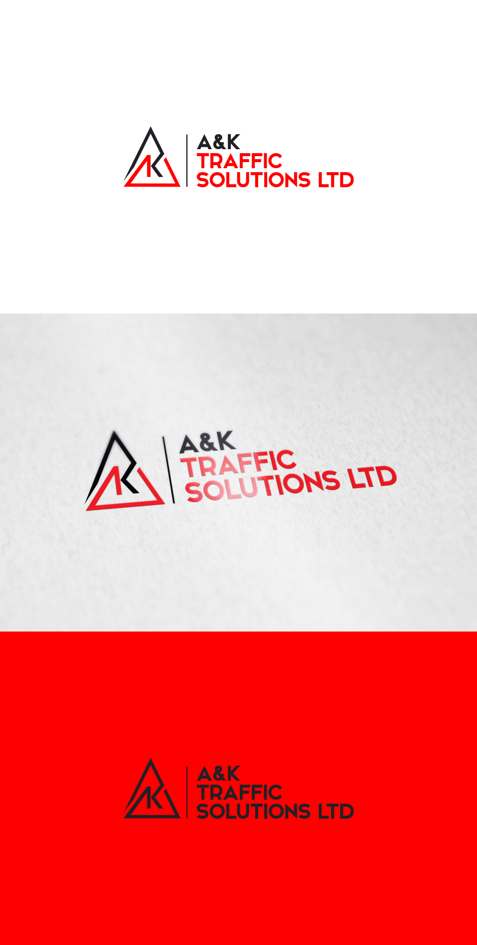 Logo Design by R!CKY for A&K Traffic Solutions | Design #28718172