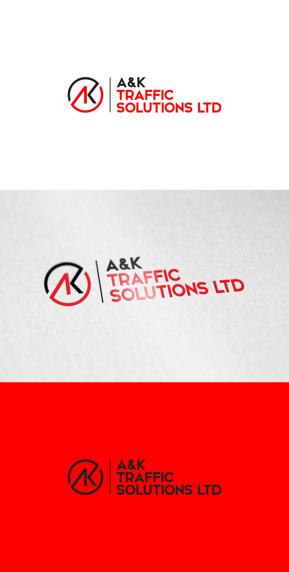 Logo Design by R!CKY for A&K Traffic Solutions | Design #28718175