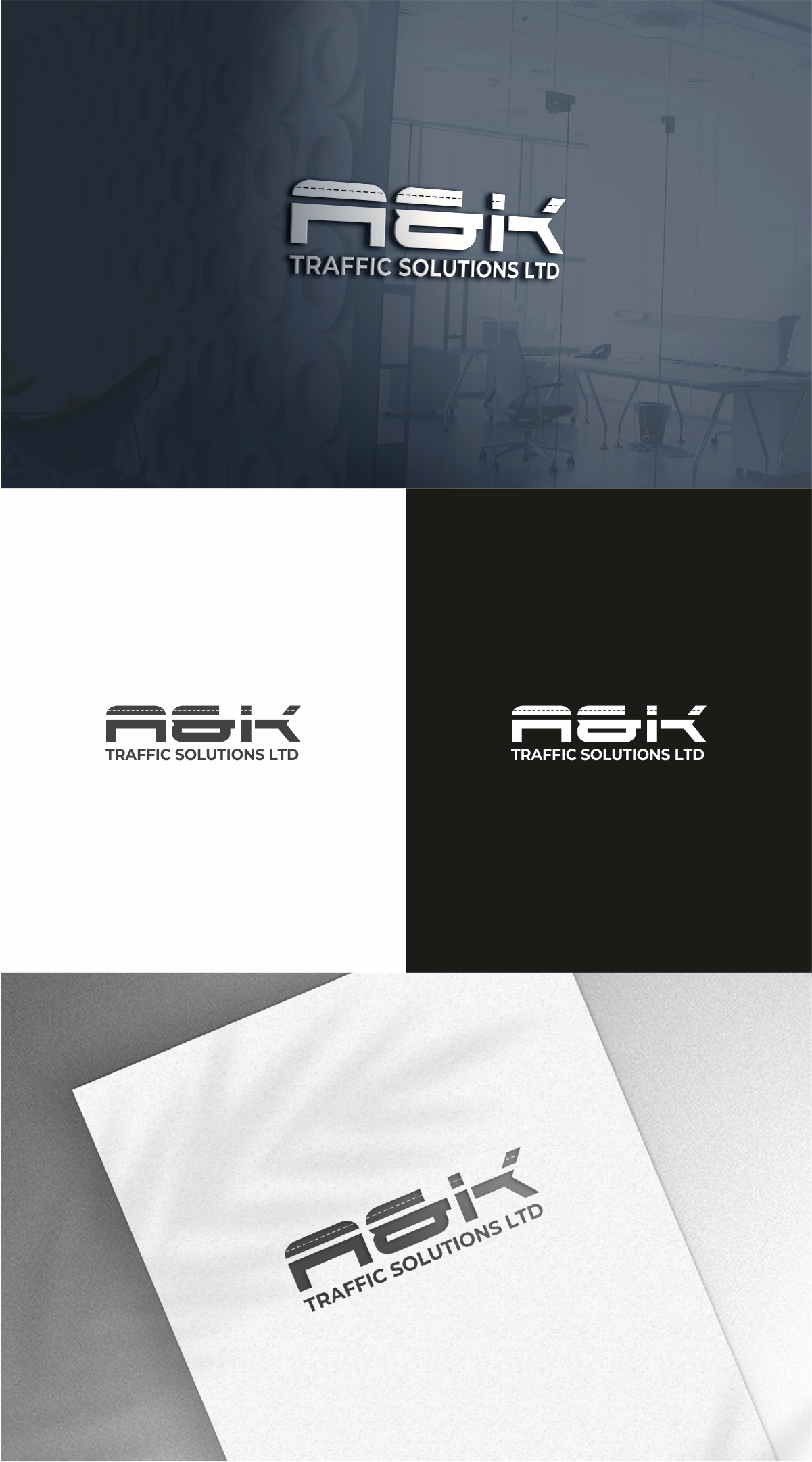 Logo Design by Dave Paresh for A&K Traffic Solutions | Design #28716587