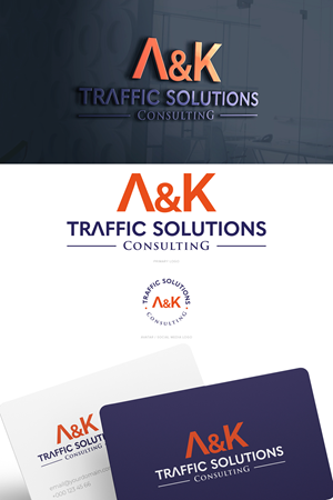 Logo Design by Asya Logo for A&K Traffic Solutions | Design #28717851