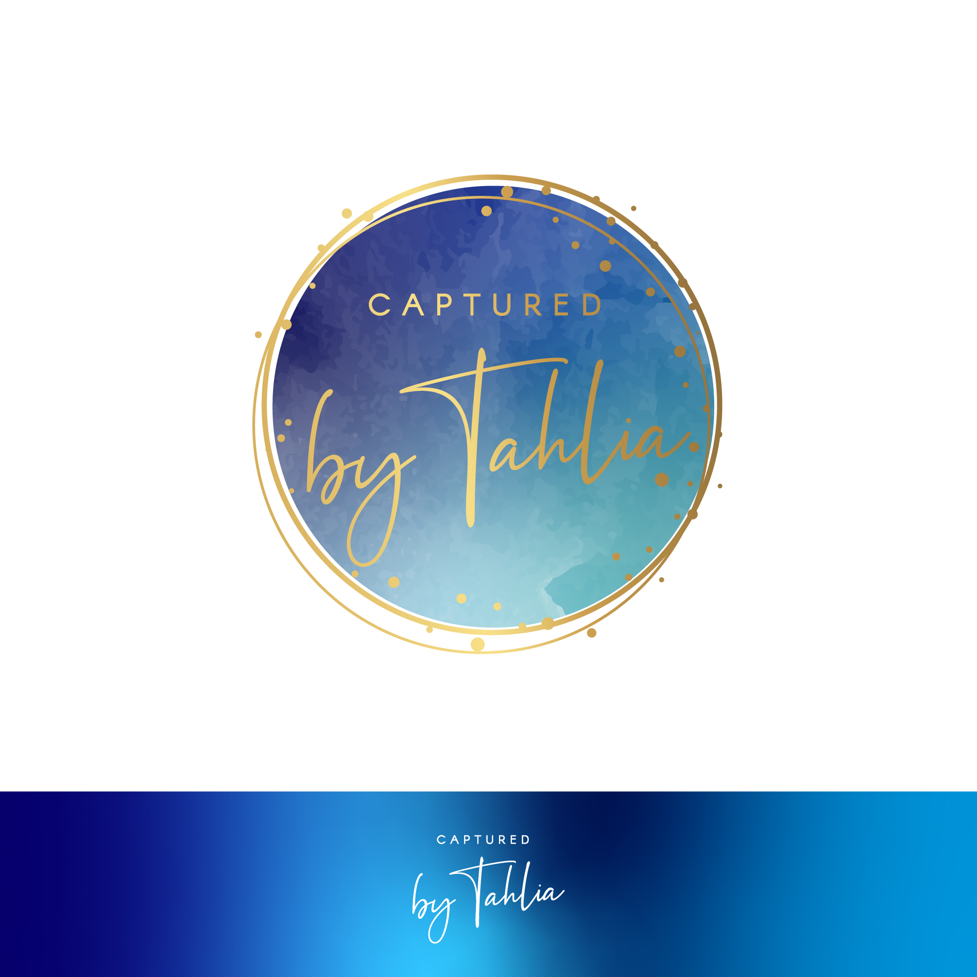 Logo Design by Peroni for Captured by Tahlia | Design #28726972