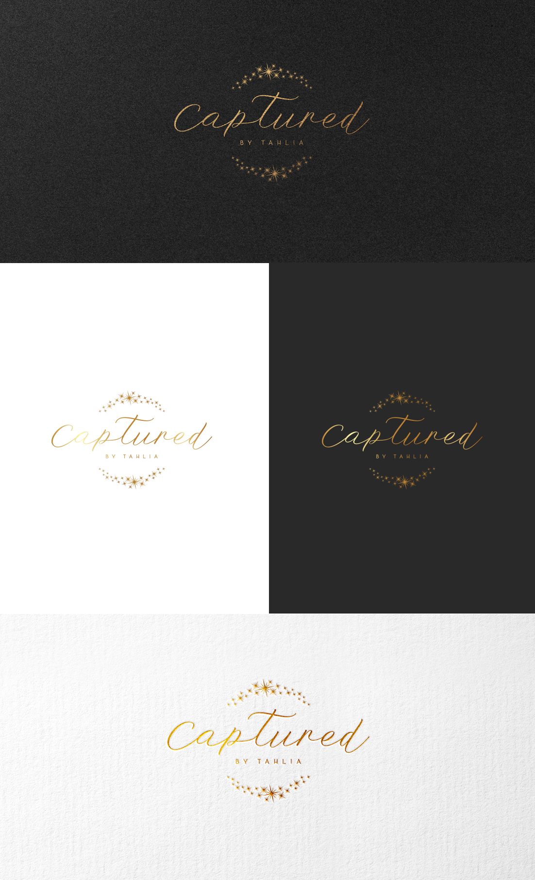 Logo-Design von GLDesigns für Captured by Tahlia | Design #28714721