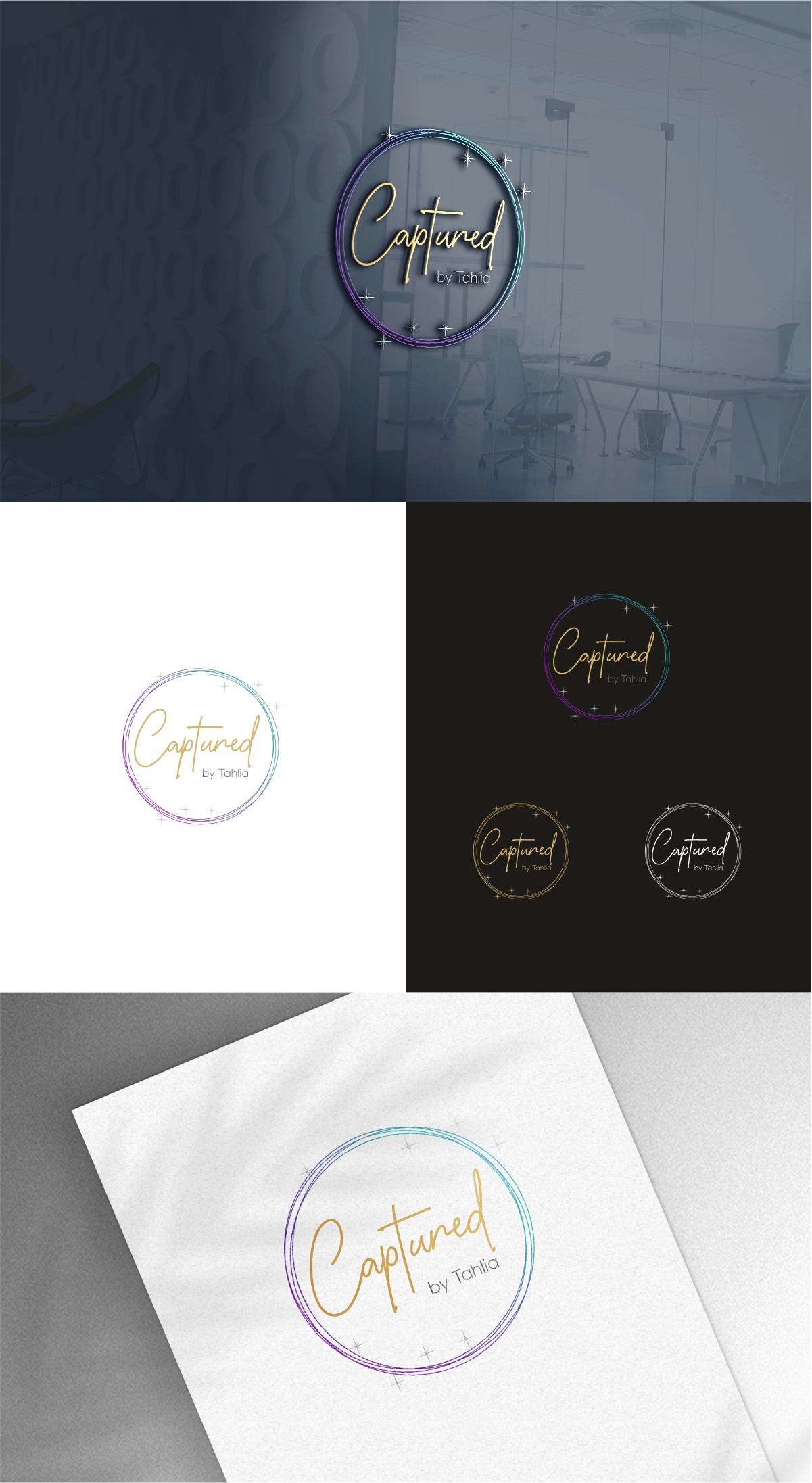 Logo Design by Dave Paresh for Captured by Tahlia | Design #28714770