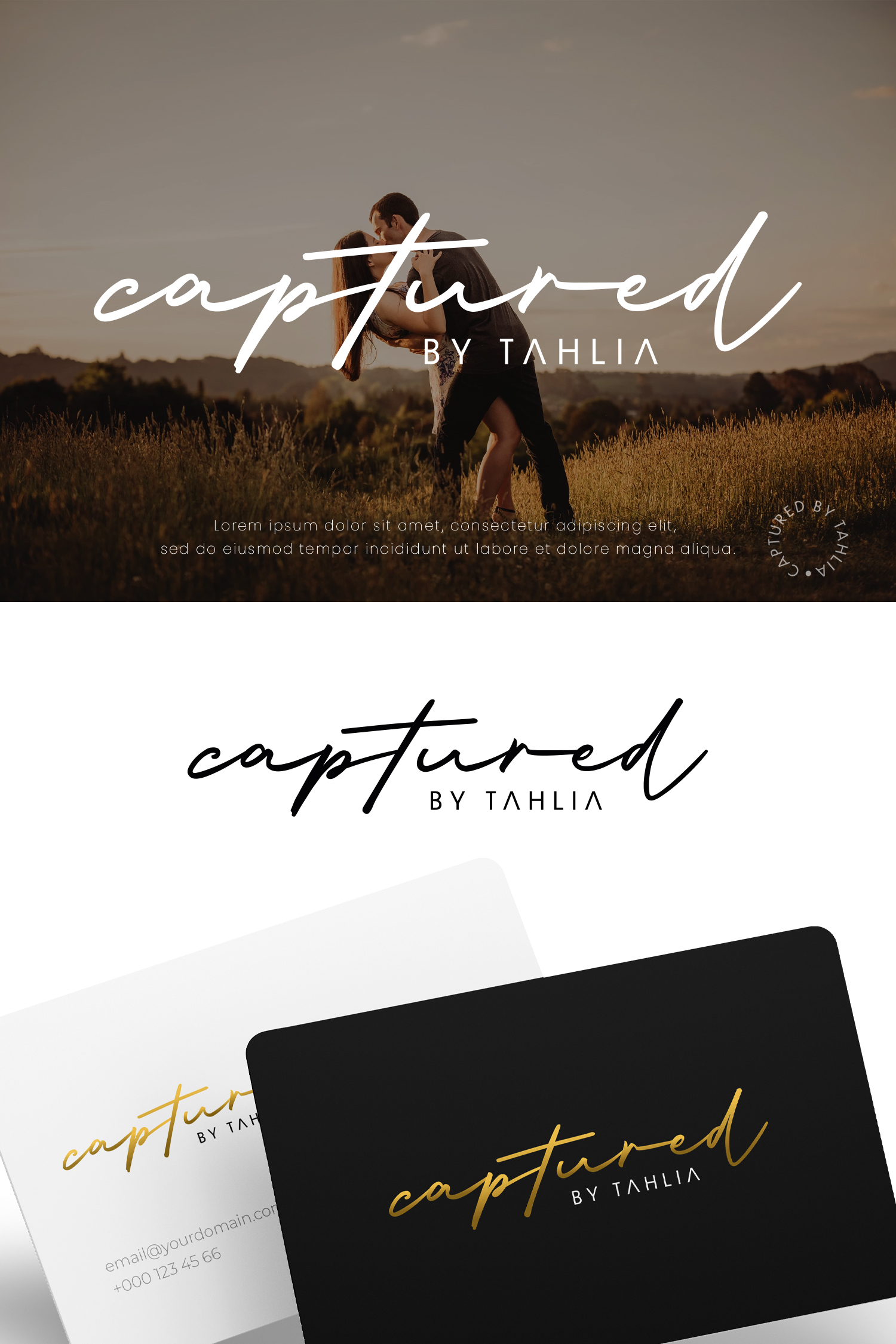 Diseño de Logo por Modeform para Captured by Tahlia | Diseño #28726413