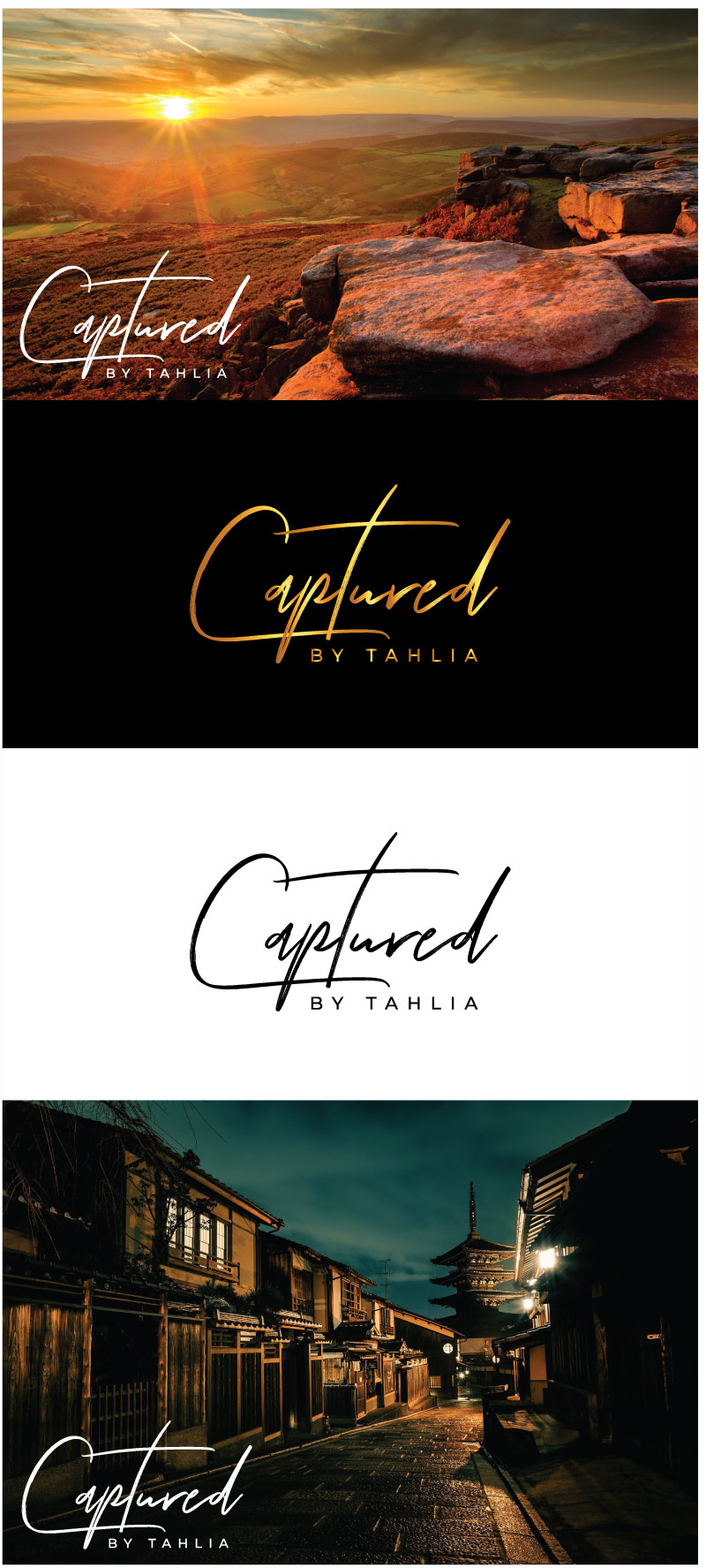 Logo-Design von SHAH 101 für Captured by Tahlia | Design #28721062