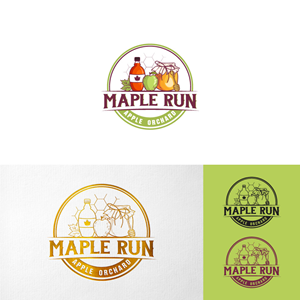 Maple Run Apple Orchard | Diseño de Logo por Amethystica