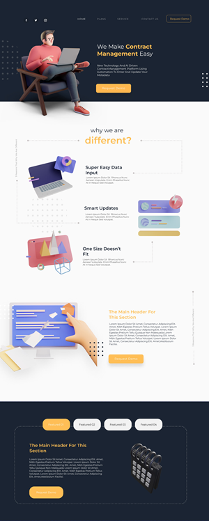 Web Design by haythamfarid for this project | Design #28741624