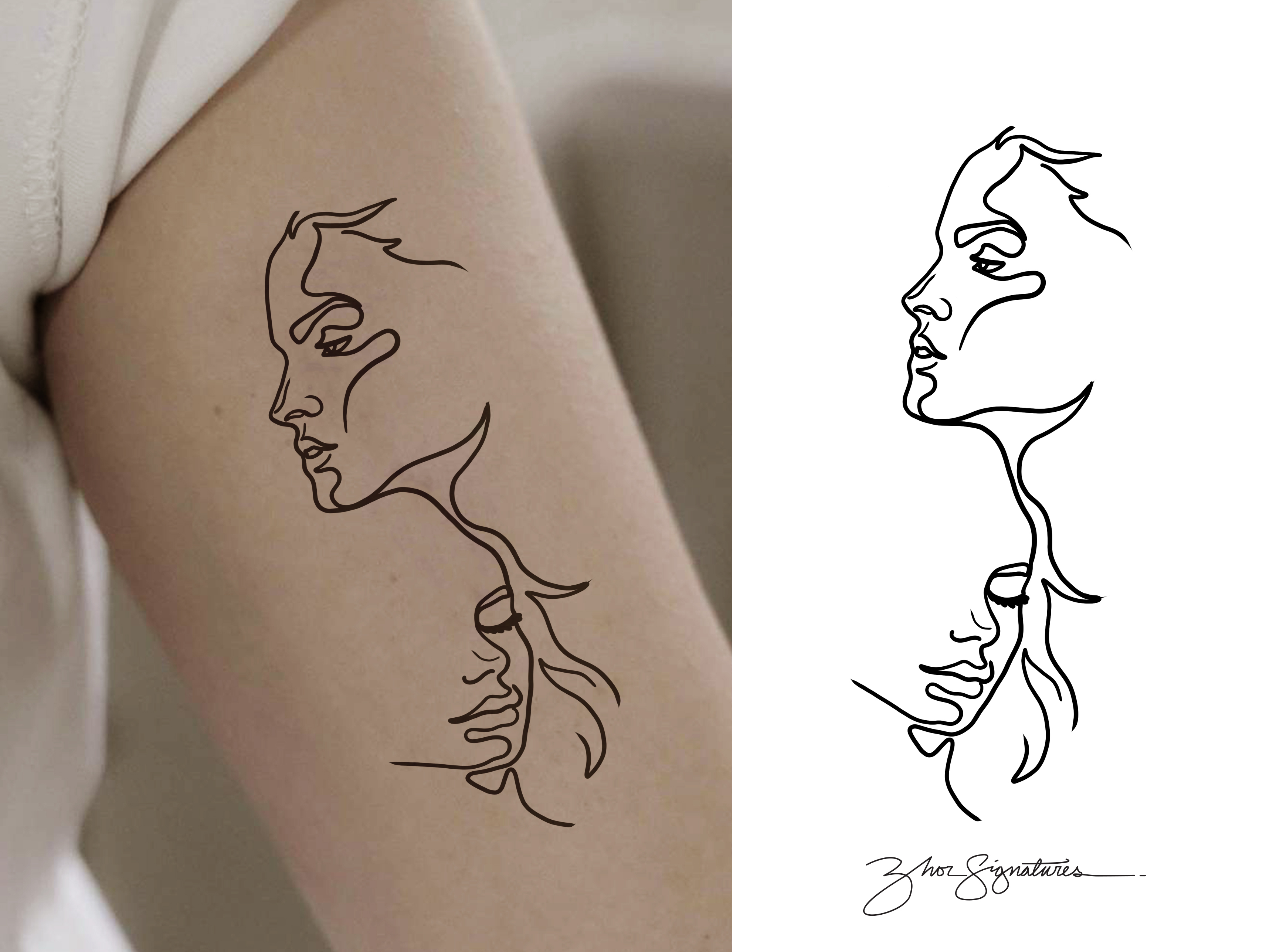 Diseño de Tatuaje por Zhor Signatures para este proyecto | Diseño #28722787