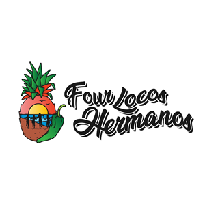 Four Locos Hermanos OR 4 Locos Hermanos | Logo Design by thedriftshop