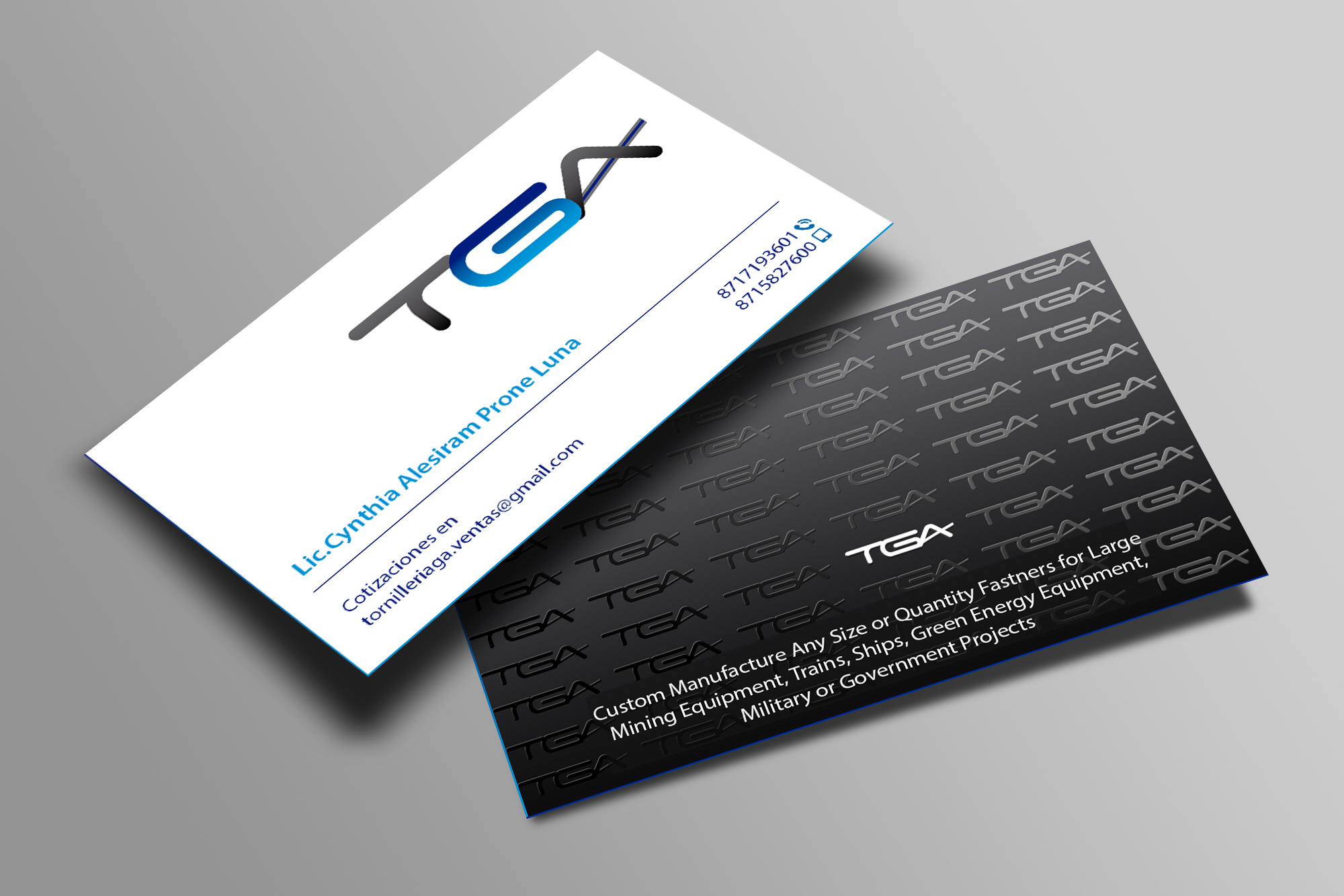 Business Card Design by Creations Box 2015 for TGA | Design #28728141