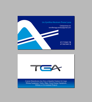 Business Card Design by Creations Box 2015 for TGA | Design: #28728153