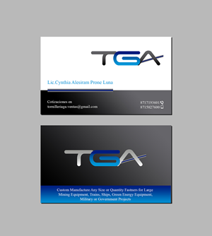 Business Card Design by Creations Box 2015 for TGA | Design: #28728154