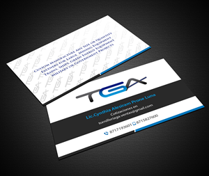 Visitenkarten-Design von Creations Box 2015 für TGA | Design: #28728360