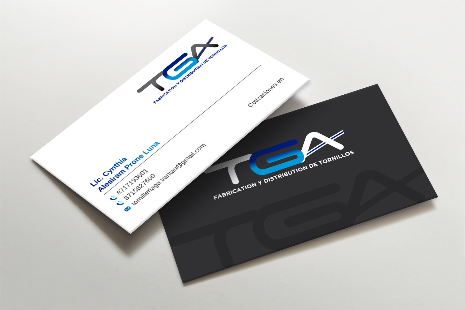 Business Card Design by LAXMI DESIGNHUB for TGA | Design #28723537