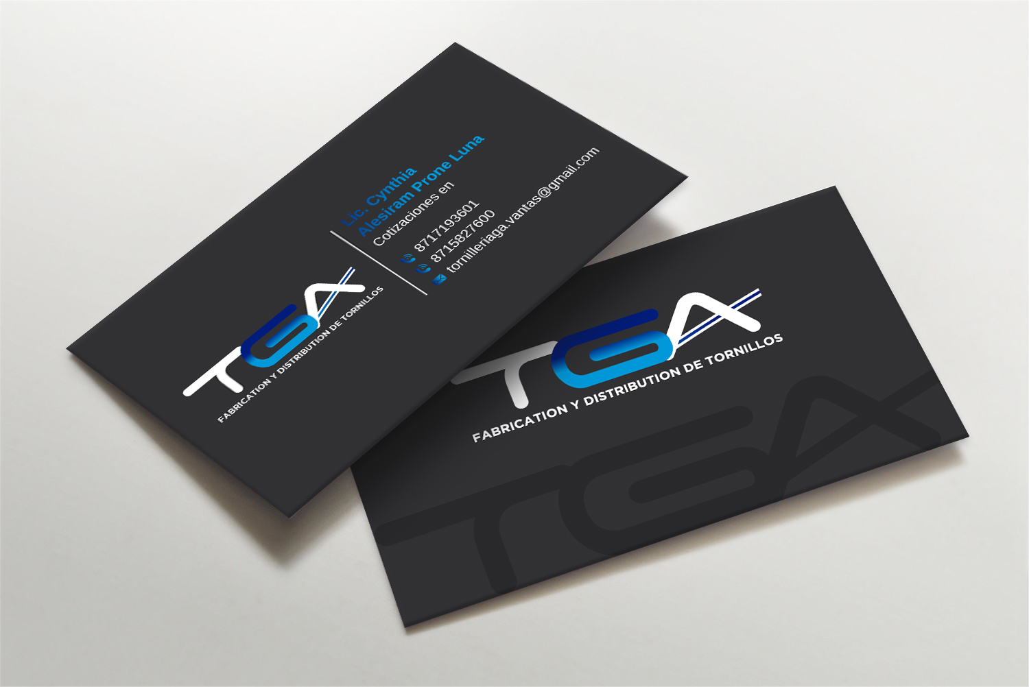 Business Card Design by LAXMI DESIGNHUB for TGA | Design #28723546