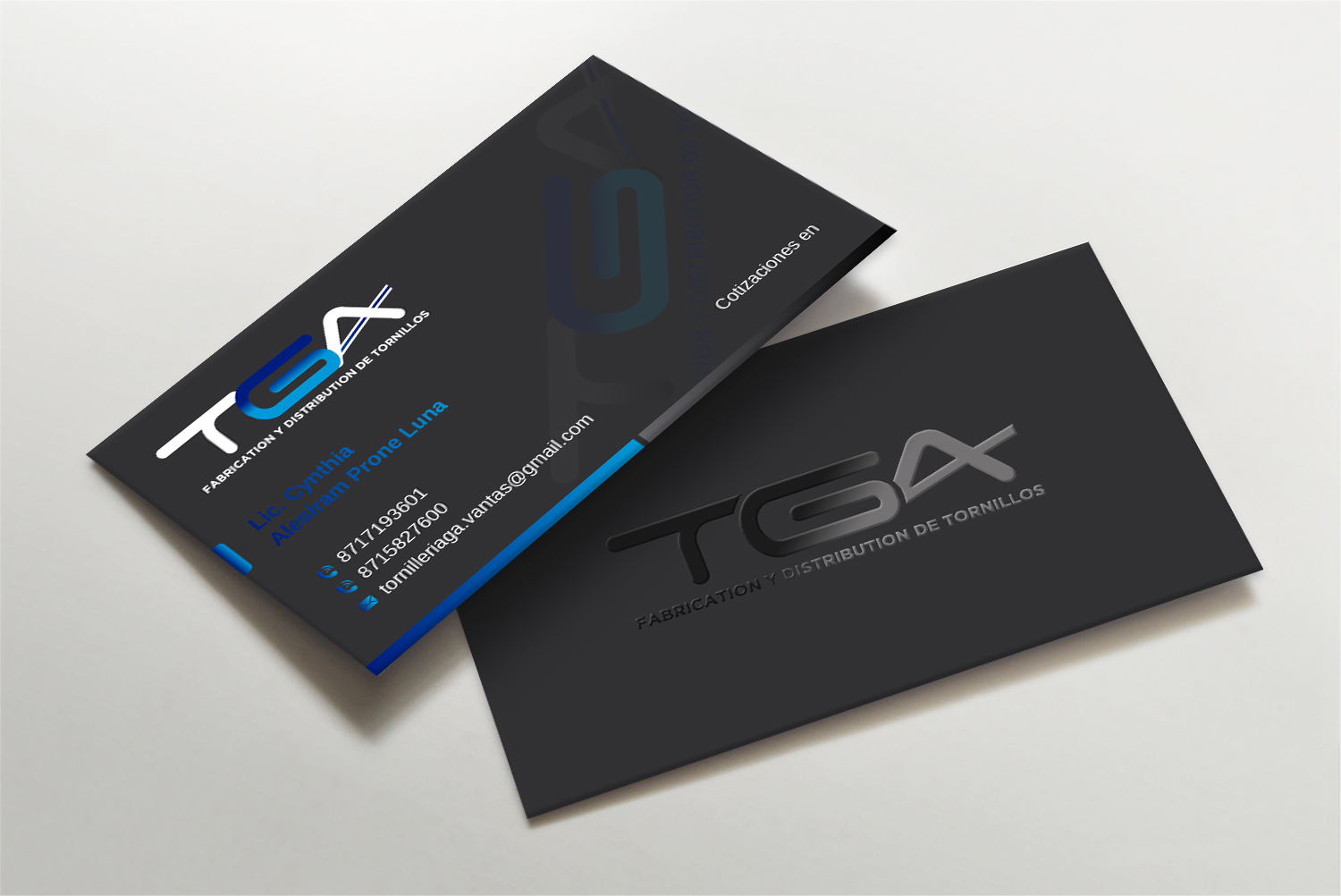 Business Card Design by LAXMI DESIGNHUB for TGA | Design #28723548