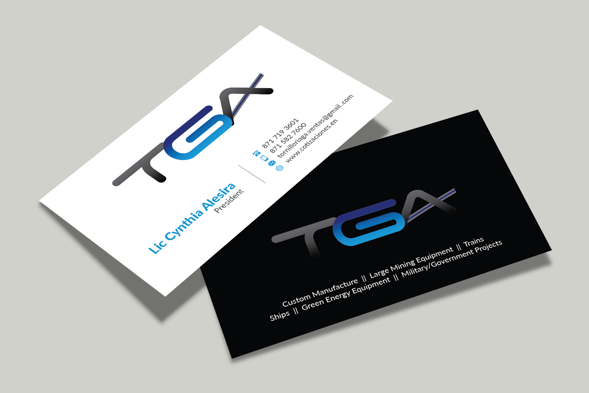 Business Card Design by Musa. A for TGA | Design #28729534
