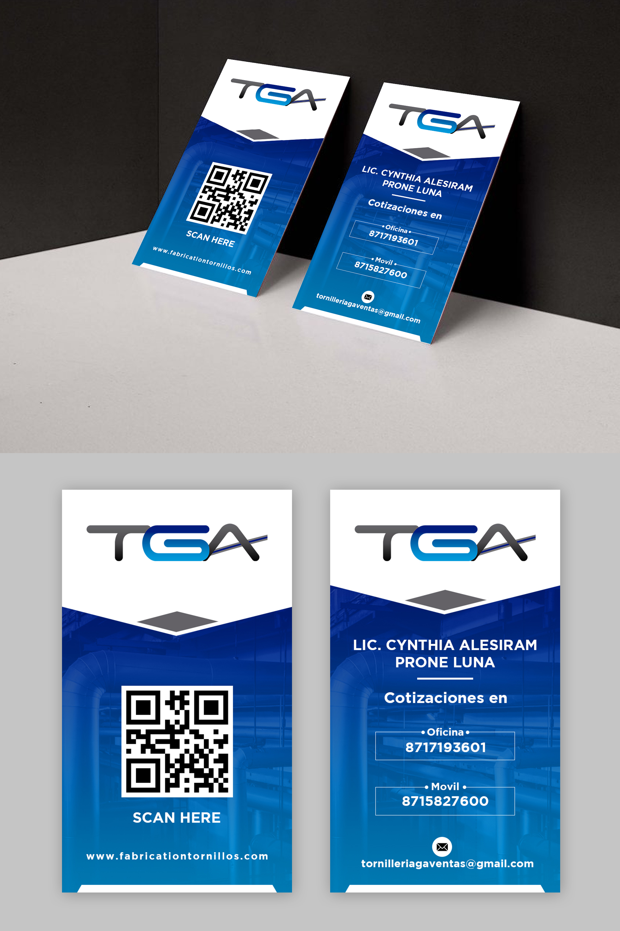 Business Card Design by ZeneFashions for TGA | Design #28733202