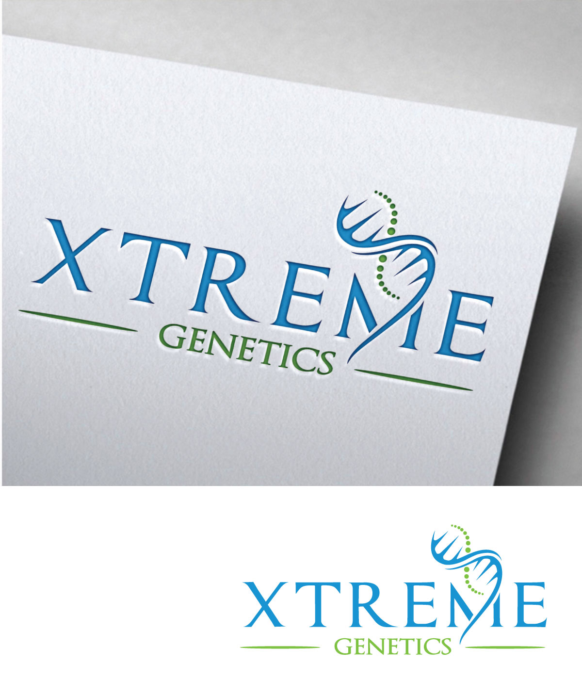 Logo Design by Om Namah Shivay for Xtreme Genetics | Design #28745914