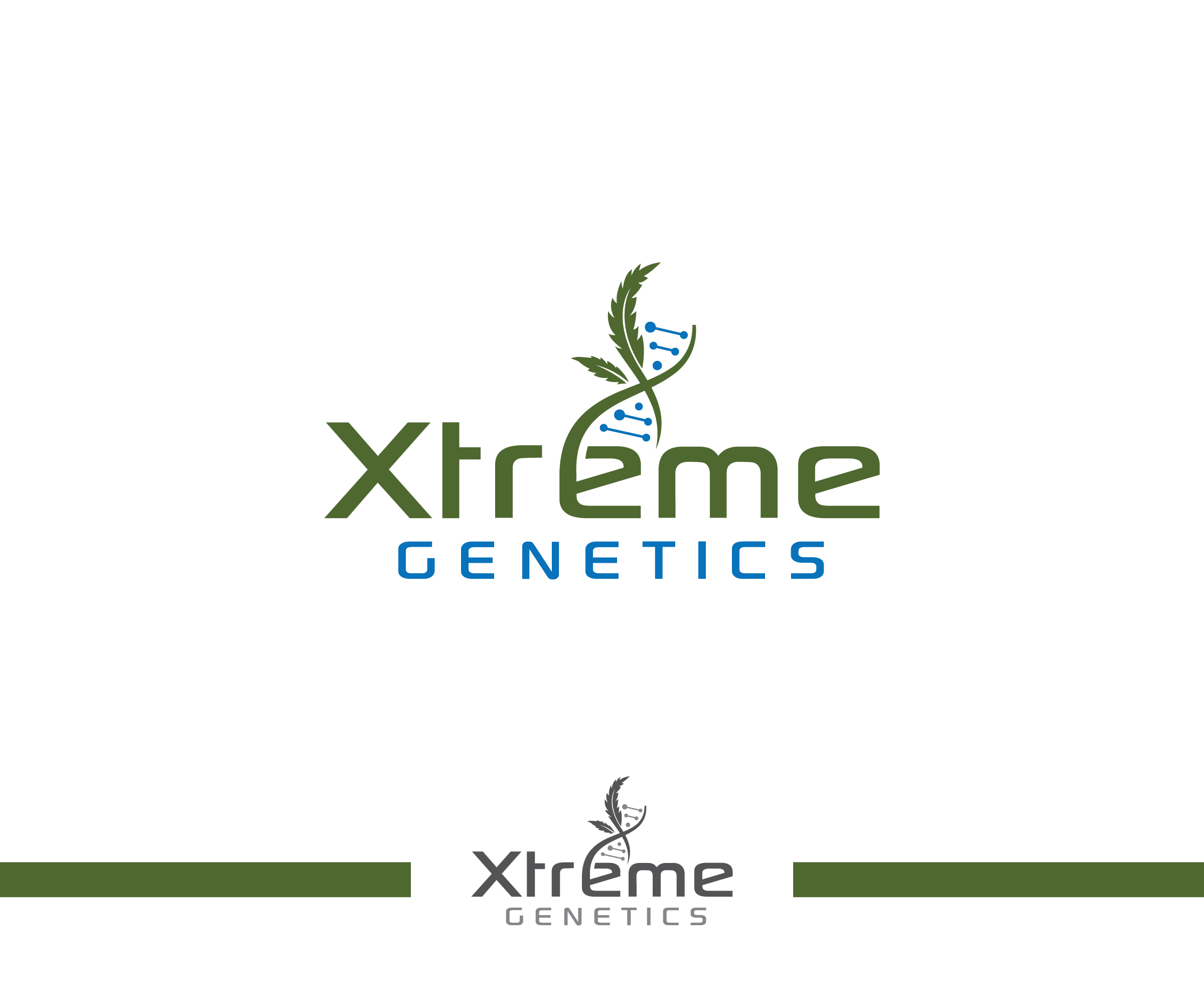 Diseño de Logo por ecorokerz para Xtreme Genetics | Diseño #28722296
