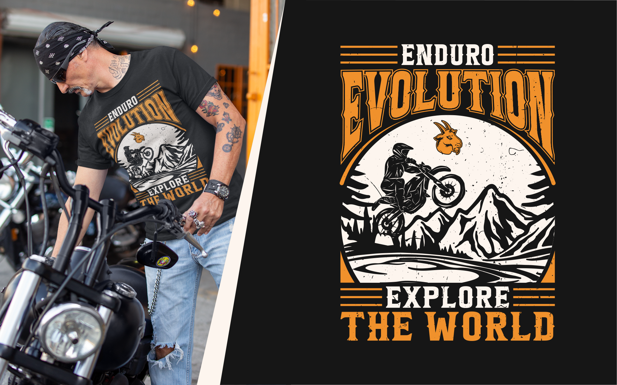 T-shirt Design by Ismail Hossain for Enduro Evolution | Design #28731447