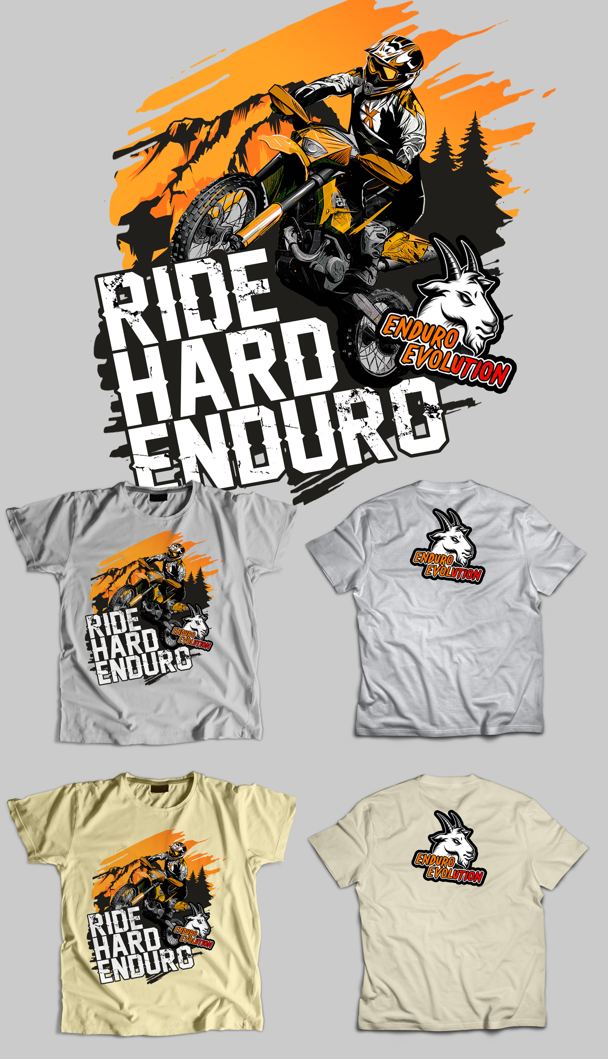 T-shirt Design by AVColor Design for Enduro Evolution | Design #28757019